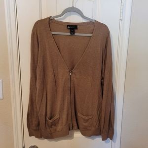 Long Sleeve Zipper Cardigan